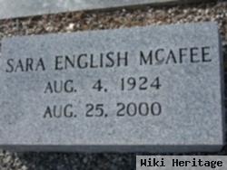 Sara Frances English Mcafee