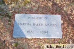 Martha L. Baker Maples