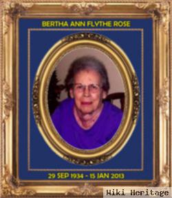 Bertha Ann Flythe Rose