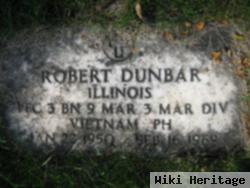 Pfc Robert Dunbar