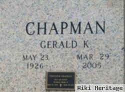 Gerald K Chapman