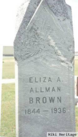 Eliza A Allman Brown