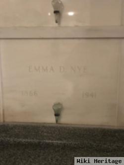 Emma D Nye