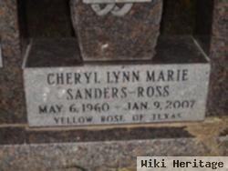 Cheryl Lynn Marie Sanders Ross