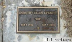 Dorothy Ellen "dee" Everett