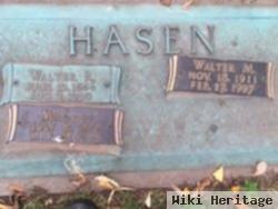 Walter R Hasen