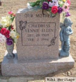 Lennie Ellen White Childress