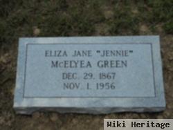 Eliza Jane (Jennie) Mcelyea Green