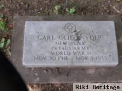 Pvt Carl Olie Snyder