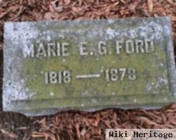 Marie E G Ford