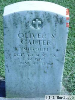 Sgt Oliver S. Carter