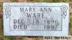 Mary Ann Ware