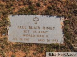 Paul Blair Riney