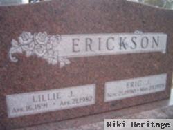 Lillie J Lindgren Erickson