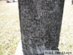 August Hirsch, Jr