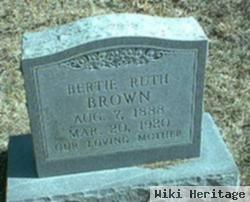 Ruth V. "bertie Ruth" Brown