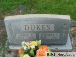 Thomas Franklin "tom" Dukes