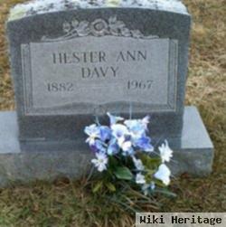 Hester Ann Davy