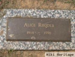 Alice Reeves Rhodes