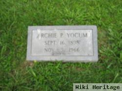 Archie P Yocum