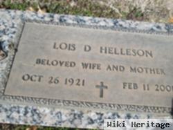 Lois Dale Dashner Helleson