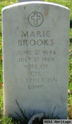 Marie Brooks Etherson