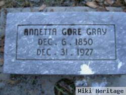 Annetta Jane Gore Gray