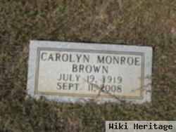 Carolyn Blackerby Monroe Brown