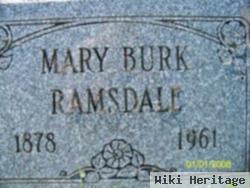 Mary Burk Ramsdale