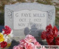 Gladys Faye "faye" Bowers Mills