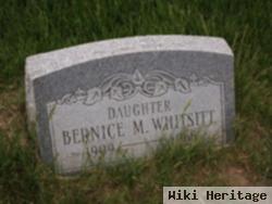 Bernice M Whitsitt