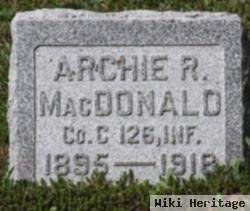 Archie Ross Macdonald