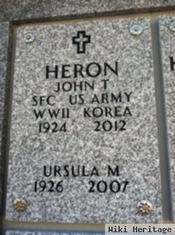 John T Heron