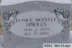 Eunice Mozelle Upshaw Sproles