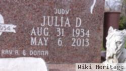 Julia D "judy" Edwards Day