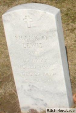 Pvt Frank O Lewis