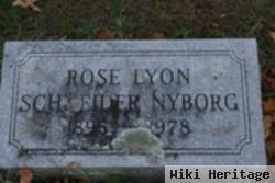 Rose E Lyon Schneider Nyborg