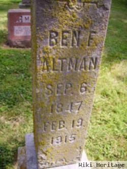 Benjamin Franklin Altman