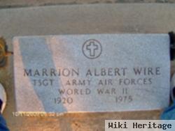 Marrion Albert "albert" Wire