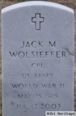 Jack M Wolsieffer