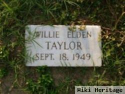 Willie Elden Taylor