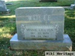 Minnie Crafton Wolfe