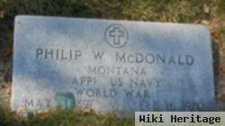 Philip W. Mcdonald