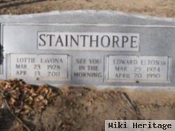 Edward Elton Stainthorpe, Sr