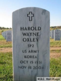 Harold Wayne Oxley