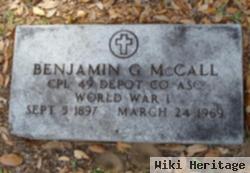 Benjamin Glover Mccall