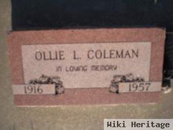 Ollie Lee Dillard Coleman