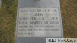Elma Gertrude Duck Avery