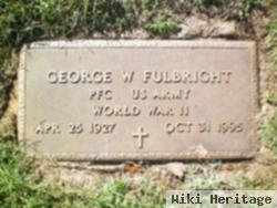 Pfc George Washington Fulbright, Jr