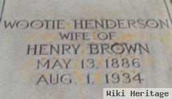 Wootie Henderson Brown